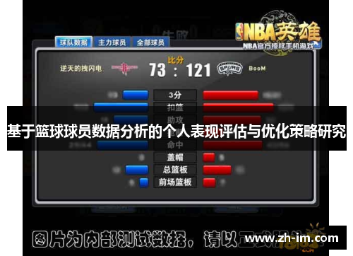 基于篮球球员数据分析的个人表现评估与优化策略研究 基于篮球球员数据分析的个人表现评估与优化策略研究