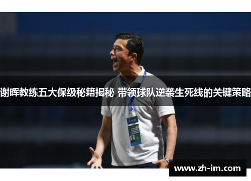 谢晖教练五大保级秘籍揭秘 带领球队逆袭生死线的关键策略