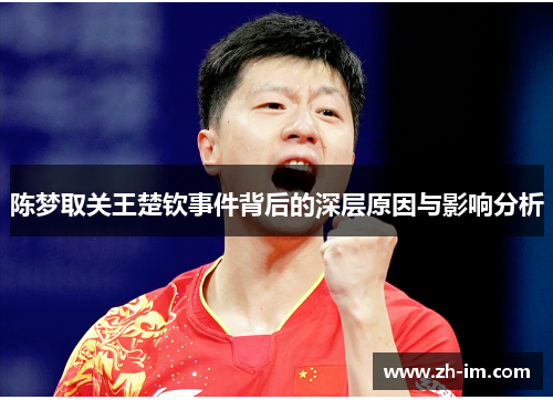 陈梦取关王楚钦事件背后的深层原因与影响分析 陈梦取关王楚钦事件背后的深层原因与影响分析
